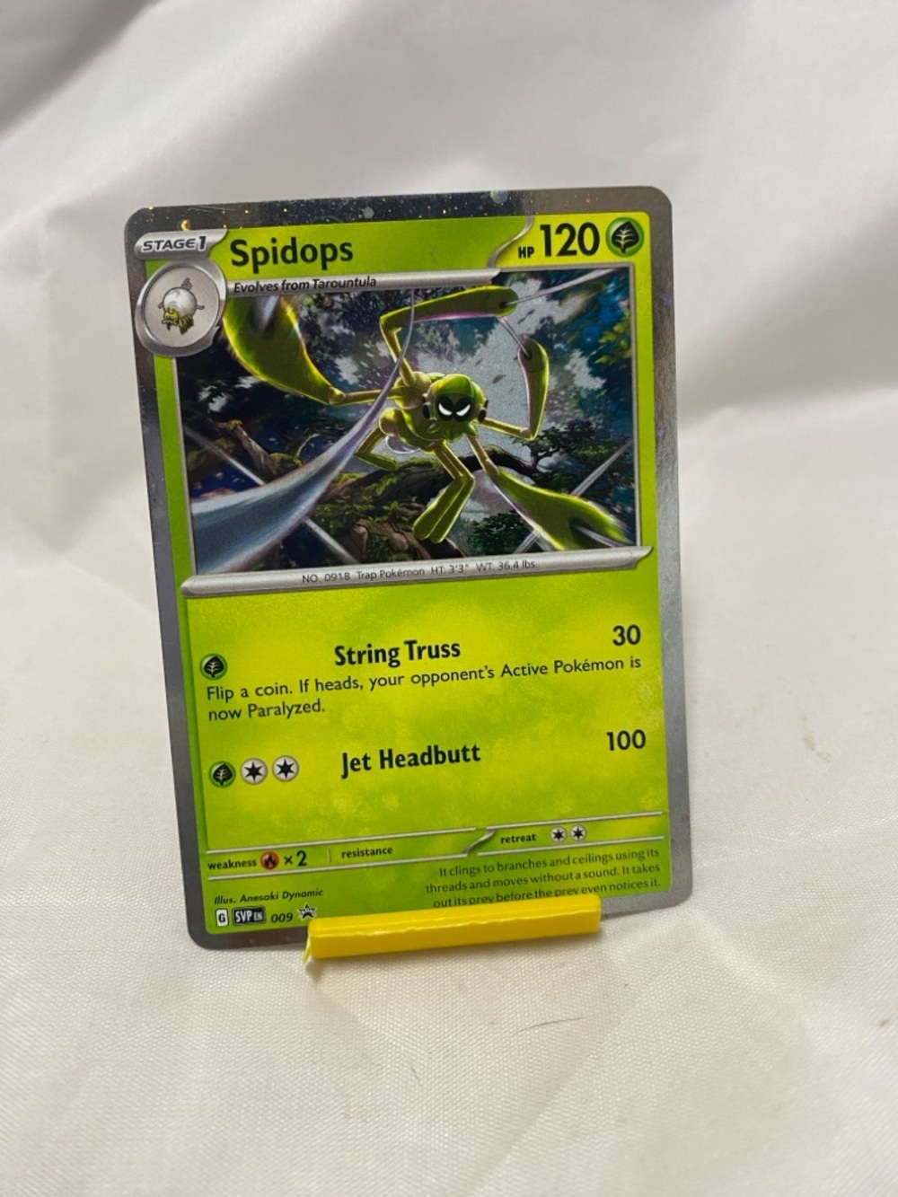 Pokemon Spidops - 009 - Scarlet & Violet Black Star Promos Holo Promo LP